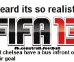 Să mai zîmbim! Cît de realistic va fi FIFA 13? "Chelsea are un autobuz în careu. Robben nu pasează niciodată" :D