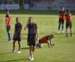 Steaua a efectuat antrenamentul oficial la Trnava Foto: Alex Nicodim