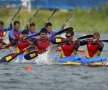 România a încheiat pe 8 în finala K4 1.000m!