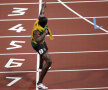 Celebrul semn al atletului jamaican, îndreptat spre cercurile olimpice