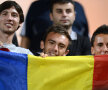 Tricolorul a fost la loc de cinste în tribunele arenei nemţene // Foto: Raed Krishan (Piatra-Neamţ)