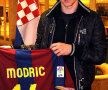 Poza făcută de Modrici cu tricoul Barcelonei, publicată în Mundo Deportivo în 2008