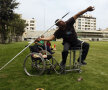 Aşa se antrenează un aruncător cu suliţa paralimpic