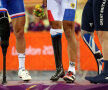Aşa arată picioarele celor de pe podium din proba de urmărire, cea în care s-a impus Novak