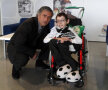 Mare fan al lui Real, Dawid l-a cunoscut la Madrid și pe antrenorul Mourinho