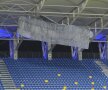 Coregrafia pregătită de ploieşteni a fost deja montată de acoperişul stadionului