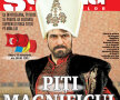 FOTOMONTAJ GSP / Pițurcă în postura lui Suleyman Magnificul, conducător al Imperiului Otoman de la începutul secolului al XVI-lea și personaj al telenovelei difuzată de Kanal D, producție care face furori în România 