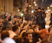 FOTO Miting pentru "U": fanii au ieşit în stradă » Cine s-a alăturat galeriei