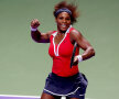Momentul final al ultimului act de ieri şi bucuria Serenei Williams // Foto: Guliver/GettyImages