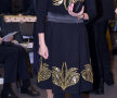 Gabriela Szabo într-o elegantă ţinută în negru şi auriu // Foto: Cristi Preda