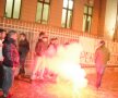 UPDATE Incidente în Bănie, la comemorarea lui Adrian Păunescu! Jandarmii au întrerupt mitingul suporterilor