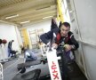 Sorin Matei, președintele FRA,
a muncit cot la cot cu atleții Foto: Alex Nicodim
