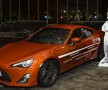 Toyota GT 86, declarată "Maşina anului", a tronat în faţa hotelului Intercontinental