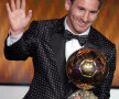 Messi, smockingul cu buline şi Balonul de Aur. Al patrulea. Cîte urmează? // Foto: Reuters