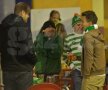 FOTO Peste tot acasă » Roş-albaştrii au fost susţinuţi la meciul cu Celtic de 200 de fani
