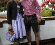 Aşa arată moda lederhosen: varianta Thomas Muller // Foto: Reuters