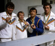Medaliaţii României de la Moscova 1980: Petre Dicu (bronz), Constantin Alexandru (argint), Ştefan Rusu (aur) şi Vasile Andrei (bronz), de la stînga la dreapta // Foto: Gazeta Sporturilor