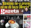 Prima pagină a Gazetei de azi