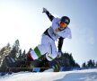 FOTO Bune şi rele la snowboard » Trei români în runda finală, Cherecheş s-a accidentat înainte de concurs