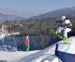 FOTO Bune şi rele la snowboard » Trei români în runda finală, Cherecheş s-a accidentat înainte de concurs