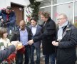 Oficialii lui Ajax în vizită la fundaţia lui Ogăraru