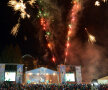 Ceremonia de închidere de vineri seară s-a încheiat cu un foc de artificii // FOTO Bogdan Bălaş