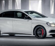 Mercedes A45 AMG - Motor turbo în 4 cilindri, capacitate cilindrică 1.991 cmc. Putere? 360 CP