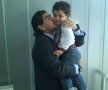 Maradona alături de fiul lui Cristiano Ronaldo