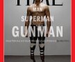 Coperta revistei Time, numărul din martie, cu Pistorius drept protagonist sub titlul: "Bărbat. Superman. Ţintaş"