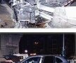 Așa arăta mașina lui Caceres după accident