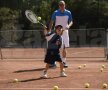 Lecţie de tenis cu Copil şi Crivoi la Kids Day Gazeta Sporturilor 2013
