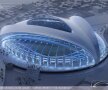 FOTO&VIDEO Inspirat din arta lui Brâncuşi » Imagini spectaculoase cu viitorul stadion al Craiovei