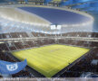 VIDEO Gata în 3 ani? » A fost prezentată noua machetă a viitorului stadion din Bănie