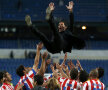 Atletico Madrid, a 10-a Cupă a Spaniei cucerită după 17 ani de aşteptare. Marele erou, Diego Simeone // Foto: Reuters