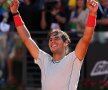 Nadal ridică braţele spre cer. A mai cîştigat o dată pe terenurile de la Foro Italico // Foto: Getty Images