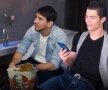 FOTO Ronaldo şi Messi împreună în finala Ligii. La TV! :D