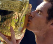 Andy Murray și momentul său de intimitate cu trofeul pe care ieri l-a sărutat în premieră