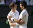  Felicitat de Djokovici după meci Foto: Reuters