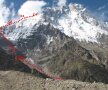 Zsolt Torok şi colegii săi au ajuns ieri la C1 (5.050 m) pe traseul spre vîrful Nanga Parbat, faţa Rupal, iar azi vor pleca spre C2 (6.000 m)