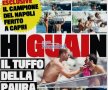 A dat cu faţa-n stîncă! » O ieşire cu barca s-a terminat prost pentru Higuain