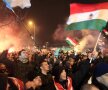 În tur, ultraşii maghiari au făcut spectacol pe străzi: acum, îşi îndeamnă conaţionalii să vină la Bucureşti