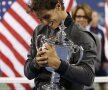 Rafael Nadal și al doilea său trofeu la US Open, foto: reuters