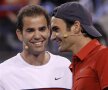 Pete Sampras şi Roger Federer au avut tot timpul o relaţie cordială // Foto: Reuters