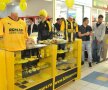 FOTO Jucătorii braşoveni au fost prezenţi la inaugurarea standului oficial al clubului, dintr-un hypermarket