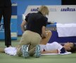 Simona Halep a avut nevoie de îngrijiri medicale chiar după primul set 