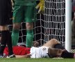 Vidici, întins pe gazon, după lovitura lui De Gea