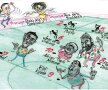 FOTO Prima parte a celor mai bune caricaturi sportive ale lui 2013, realizate de Emil Mierlă » O, campionat frumos, o, campionat frumos!