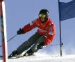 Michael Schumacher şi-a filmat coborîrea pe pîrtie cu ajutorul unei minicamere video montată pe cască