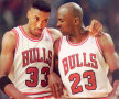 Jordan şi Pippen, în perioada în care făceau echipă bună la Chicago Bulls