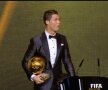 VIDEO şi FOTO » Cristiano Ronaldo este "Balonul de Aur 2013"! Portughezul a plîns cînd a primit trofeul: "Nu există cuvinte să descriu acest moment"